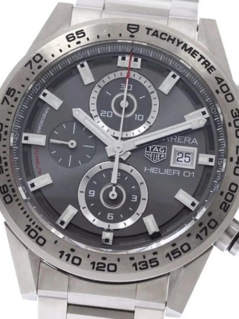 TAG HEUER Carrera Heuer 01 CAR208Z Chronograph gray Dial Automatic Men's_961888